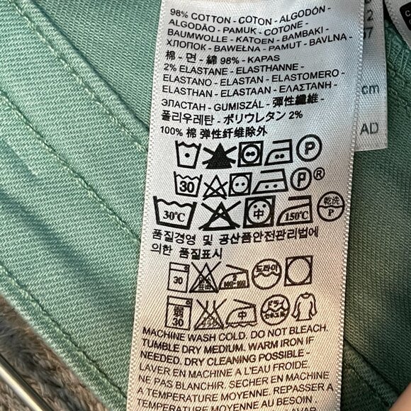 Levis Women Classic Preppy Turquoise Mid Rise Stretch Ankle Skinny Denim Jean 12 - Picture 9 of 10